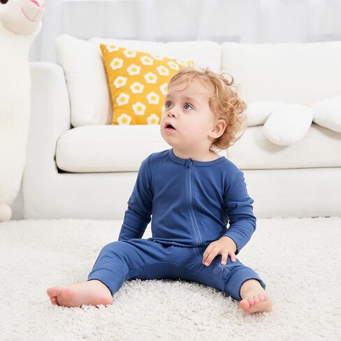 JunNeng Baby Boy Girl 2 Pack Short Sleeve Zipper Rompers Infant Cotton 2-way Zippers Comfy Summer Jumpsuit in Kuwait