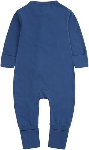 JunNeng Baby Boy Girl 2 Pack Short Sleeve Zipper Rompers Infant Cotton 2-way Zippers Comfy Summer Jumpsuit in Kuwait