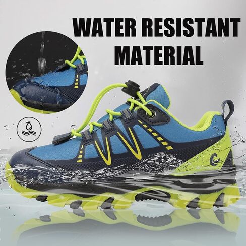 Calceus Boys Hiking Shoes Kids Anti Collision Non Slip Sneakers Outdoor Trekking Walking Climbing Running in Saudi Arabia
