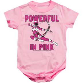 Power Rangers Powerful in Pink Infant Baby Boys Onesie Snapsuit