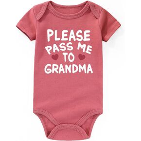 Please Pass Me To Grandma Baby Clothes Loves Me Grandmas Boy I Love Grandma Gifts Baby Bodysuits Baby Romper