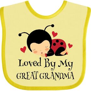 Loved By My Great Grandma Baby Bib in Kuwait