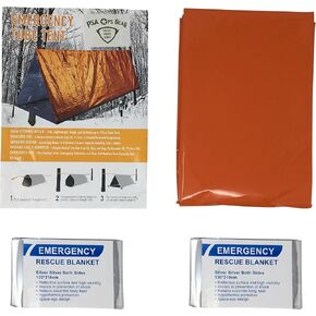 Emergency Shelter Tent Mylar Tube Tent for Survival
