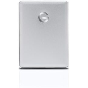 جي-تكنولوجيا محرك الاقراص الصلبة الخارجي المحمول G-DRIVE 2 تيرابايت USB 3.0، فضي - 0G06072-1 in Kuwait