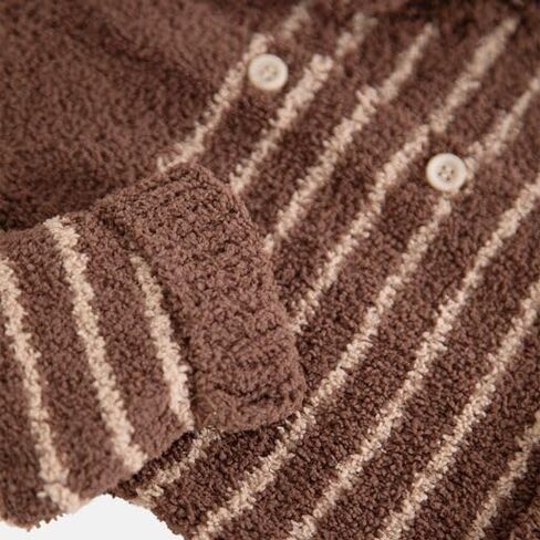 7AM Infant Romper Long Sleeve - Striped Toddler Romper Jumpsuits for Unisex Baby, Round Neck One Piece Outfit | Fuzzy & Comfy in Saudi Arabia