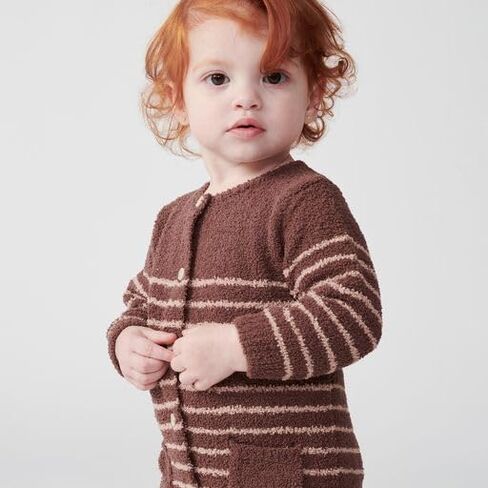 7AM Infant Romper Long Sleeve - Striped Toddler Romper Jumpsuits for Unisex Baby, Round Neck One Piece Outfit | Fuzzy & Comfy in Saudi Arabia