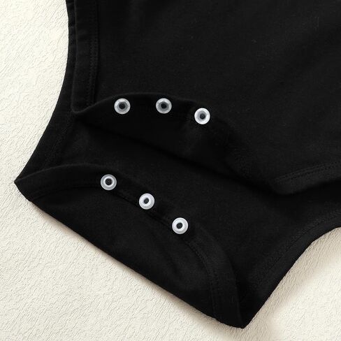 ZFZDRen ملابس الأطفال الرضع البنات بلون واحد رومبير ذات أكمام مكشكشة بدلة للأطفال الصغار بأكمام طويلة ملابس شتوية in Kuwait