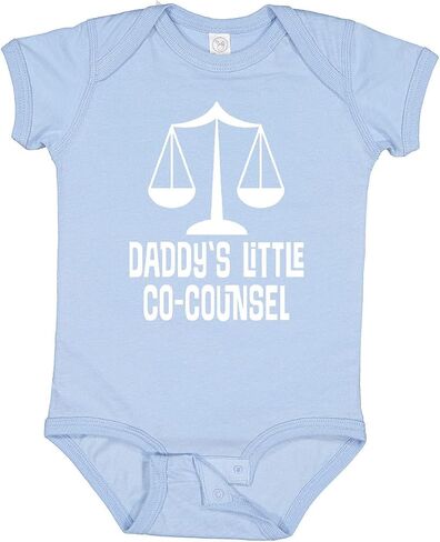 inktastic Lawyer Daddys Little Co Counsel Baby Bodysuit in Saudi Arabia