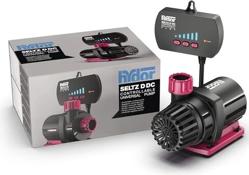 مضخة عالمية يمكن التحكم بها من Hydor Seltz D DC 500 GPH، 750 GPH و1000 GPH لأحواض السمك والشعاب المرجانية والبرك والسلاحف ومرابي الحيوانات والنوافير، أسود (P21111.01) in Kuwait