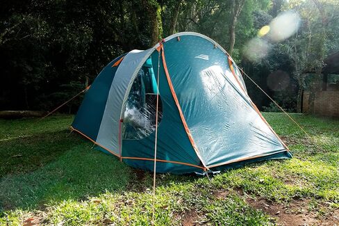 خيمة خارجية NTK Indy GT 4/6/8 أشخاص للتخييم | خيمة تخييم بواجهة أمامية ومظلة ممتدة| قبة مقاومة للماء بنسبة 100% وشبكة مسامية | خيمة 3 مواسم | خيمة سهلة الإعداد in Kuwait