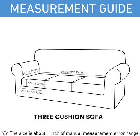 hyha Ice Silk Couch Cushion Covers, Sofa Covers for 3 Cushion Couch Thick Jacquard Fabric, Washable Sofa Slipcovers, Replacement Sofa Cushion Covers for Pets (3PC, Gray) in Saudi Arabia