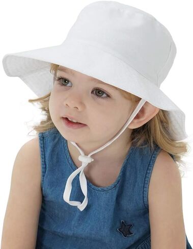 MaxNova Baby Sun Hat Summer Beach UPF 50+ Sun Protection Kids Bucket Hats for Boys Girls in Saudi Arabia