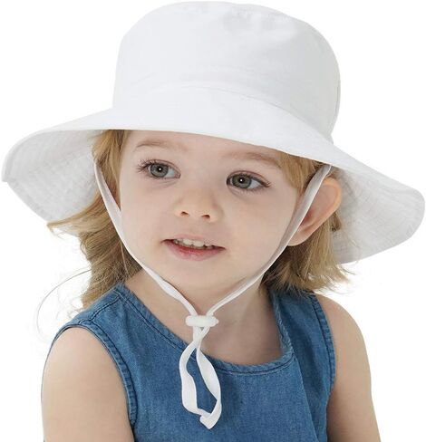 MaxNova Baby Sun Hat Summer Beach UPF 50+ Sun Protection Kids Bucket Hats for Boys Girls in Saudi Arabia