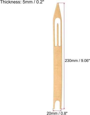 PATIKIL Netting Needle Shuttle Bamboo Fishing Net Repair Line Kit Mending Tool in Kuwait