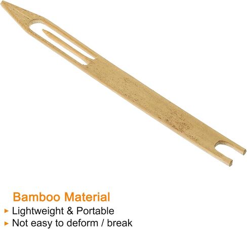PATIKIL Netting Needle Shuttle Bamboo Fishing Net Repair Line Kit Mending Tool in Kuwait