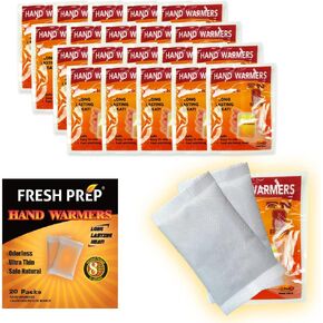 Disposable Hand Warmers Heating Pads, Long Lasting Safe Odorless Natural Air Activated Heat Packs Hand Warmer - Up to 8 Hours of Heat - 10/20/30/40 Packs in Kuwait