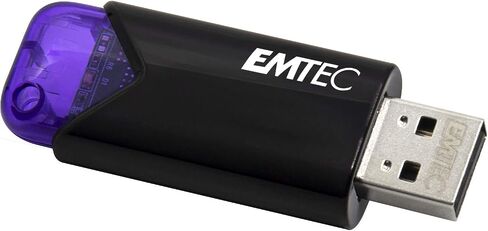 Emtec Click Easy B110 USB 3.0 (3.2) Flash Drive 256 GB External Storage - Red, Black in Saudi Arabia