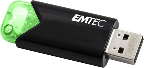 Emtec Click Easy B110 USB 3.0 (3.2) Flash Drive 256 GB External Storage - Red, Black in Saudi Arabia