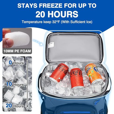 Heytrip Backpack Cooler Insulated Waterproof Leakproof Lunch Bag 36/54 Cans in Saudi Arabia