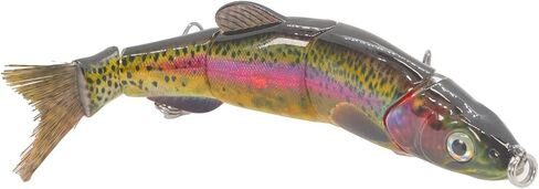 REAL FISH 6.5" The Intruder Multi Jointed Swimbait Bass Fishing Lure Bait Hard Slow Fast Sinking Life Like Gizzard Shad Minnow Bluegill Floating Slow Sinking (1) in Saudi Arabia