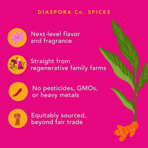 Diaspora Co. Single-Origin Pragati Turmeric Powder | 185 Gram Chefs Tin in Saudi Arabia
