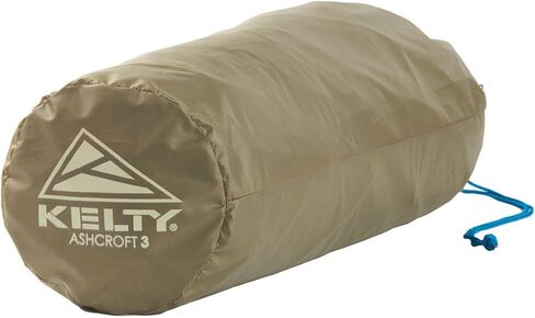 Kelty Ashcroft Camp Tent - 1, 2 or 3 Person Camping Shelter with Full Coverage Rainfly, Lightweight Aluminum Poles, Camping Backpacking Festival Shelter in Saudi Arabia