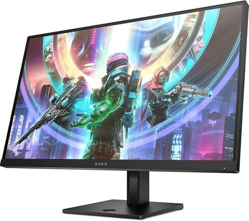 شاشة HP OMEN 27qs مقاس 27 بوصة QHD IPS 240 هرتز للألعاب، 99% sRGB، دوران محوري مضاد للوهج، ارتفاع قابل للتعديل AMD Freesync Premium Gaming Console متوافق مع مكبر الصوت المدمج NVIDIA G-SYNC أسود (متجدد) in Kuwait