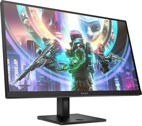 شاشة HP OMEN 27qs مقاس 27 بوصة QHD IPS 240 هرتز للألعاب، 99% sRGB، دوران محوري مضاد للوهج، ارتفاع قابل للتعديل AMD Freesync Premium Gaming Console متوافق مع مكبر الصوت المدمج NVIDIA G-SYNC أسود (متجدد) in Kuwait