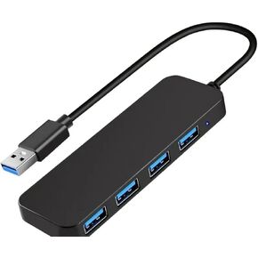 مكثف USB 3.0، مكثف USB من 4 منافذ مقسم USB موسع USB للكمبيوتر المحمول، وحدة فلاش، ديسكو دورو، وحدة التحكم، الطابعة، لوحة المفاتيح، كامارا، الماوس