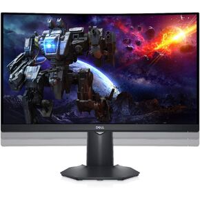 Dell - شاشة ألعاب منحنية 24 بوصة VA LED FHD (HDMI 2.0، Display Port 1.2) - أسود (S2422HG) (متجددة) in Kuwait