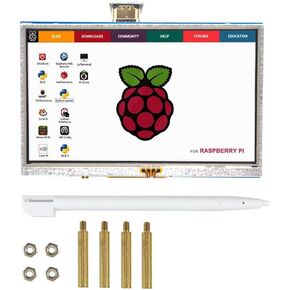 Padarsey 5 inch Touch Screen 800x480 TFT LCD Display HDMI Interface Supports Raspberry Pi 2B 3B 3B+ BB Black, Banana Pi Windows 10 8 7