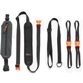 Lowepro GearUp Accessory Strap Kit - Compatible with All GearUp Camera Boxes - Multiple Carrying Configurations,Black,One Size,B09N7J6Z14
