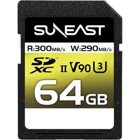 SDXC CARD 512GB MAXIMUM 300MB/s UHS-II V90 pSLC U3 4K 8K ULTIMATE PRO PROFESSIONAL MEMORY CARD SE-SDU2512GA300