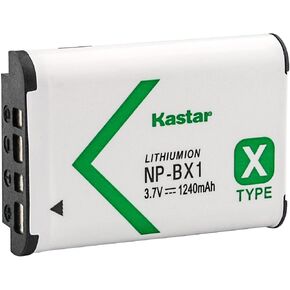 Kastar 1-Pack NP-BX1 Battery Replacement for Sony ZV-1 Vlogging Camera, ZV-1F Vlogging Camera, Sony ZV-1 II Digital Camera, Hasselblad Stellar Special Edition Digital Camera