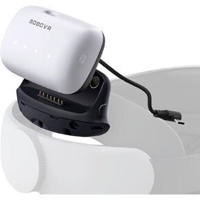 BOBOVR B100U Upgrade Kit for M1/M2/M3 Strap,10000mAh Hot-Swap Battery,20W Fast Charging, Magnetic Connectors