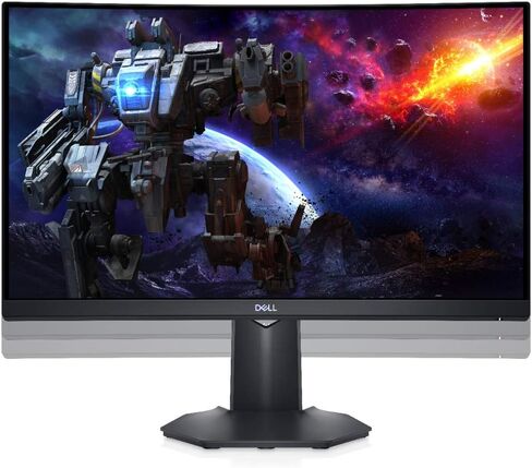 Dell - شاشة ألعاب منحنية 24 بوصة VA LED FHD (HDMI 2.0، Display Port 1.2) - أسود (S2422HG) (متجددة) in Kuwait