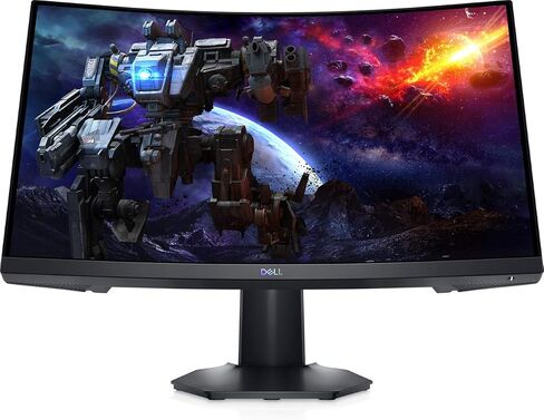 Dell - شاشة ألعاب منحنية 24 بوصة VA LED FHD (HDMI 2.0، Display Port 1.2) - أسود (S2422HG) (متجددة) in Kuwait