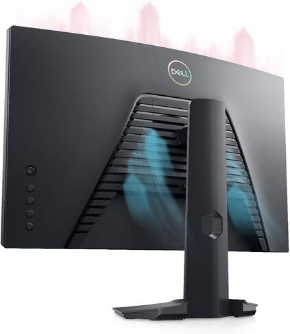 Dell - شاشة ألعاب منحنية 24 بوصة VA LED FHD (HDMI 2.0، Display Port 1.2) - أسود (S2422HG) (متجددة) in Kuwait