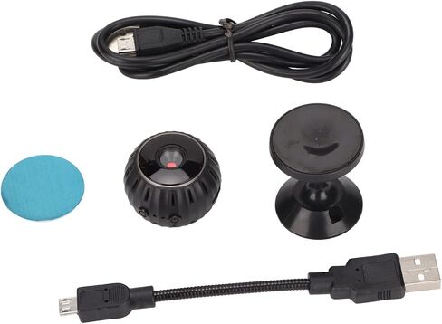 Mini Camera , Small 1080P Security Camera, Night Vision Motion Detection, Support APP Playback, with 300mAh Rechargeable Lithium Battery, for Home Office Outdoor in Saudi Arabia