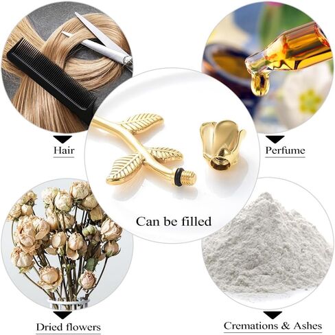 Rose Flower Cremation Jewelry Urn Necklaces for Ashes, Cremation Ash Jewelry Memorial Pendants for Human Pets Ashes in Kuwait