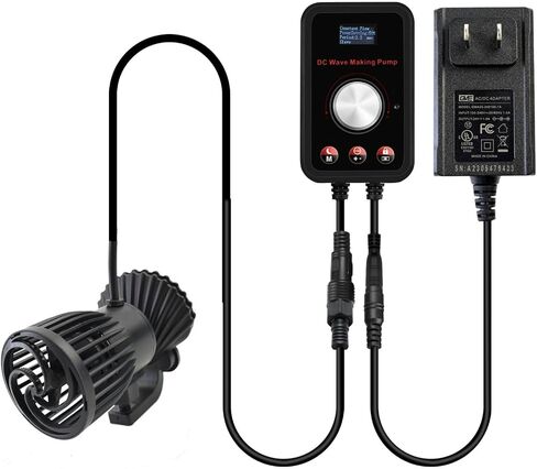 CONQUERALL 520-2600GPH 15W Wave Maker 24V DC متعدد الزوايا اتجاه موجة جيبية تقنية تدفق كبيرة لخزان الأسماك وحوض السمك في المياه العذبة والمياه المالحة in Kuwait