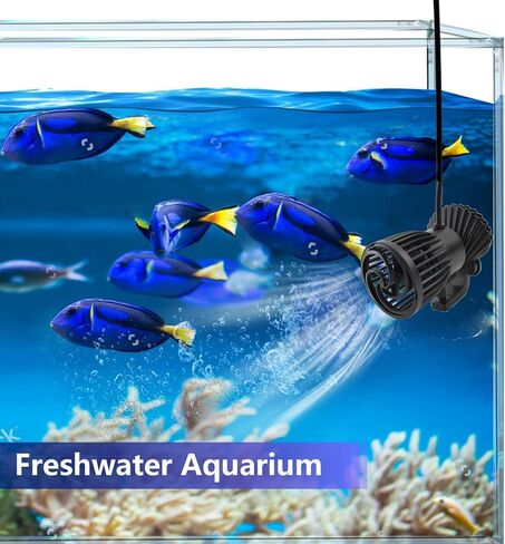 CONQUERALL 520-2600GPH 15W Wave Maker 24V DC متعدد الزوايا اتجاه موجة جيبية تقنية تدفق كبيرة لخزان الأسماك وحوض السمك في المياه العذبة والمياه المالحة in Kuwait