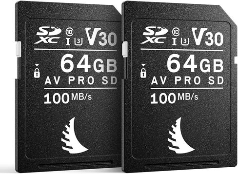 Angelbird - Match Pack for Nikon - AV PRO SD V30-64 GB - SDXC UHS-I Memory Cards - up to 6K - for Everyday Photo and Video Shooting in Saudi Arabia