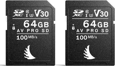 Angelbird - Match Pack for Nikon - AV PRO SD V30-64 GB - SDXC UHS-I Memory Cards - up to 6K - for Everyday Photo and Video Shooting in Saudi Arabia