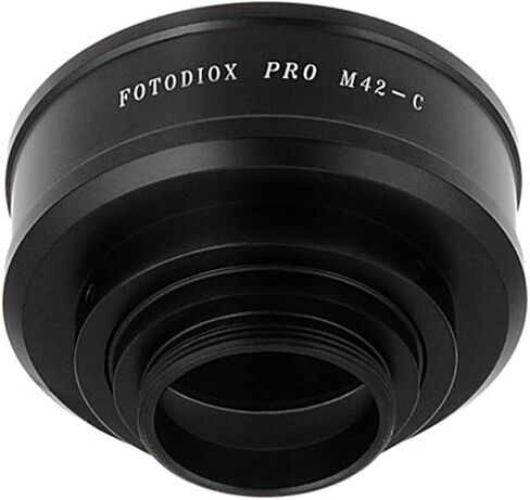 محول تركيب عدسة Fotodiox Pro متوافق مع M42 النوع 2 وعدسات مختارة من النوع 1 لكاميرات C-Mount in Saudi Arabia
