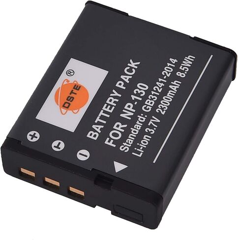 استبدال DSTE لبطارية 2X NP-130 المتوافقة مع Casio Exilim EX-ZR3700 EX-ZR800 EX-ZR850 EX-ZR1000 EX-ZR1200 EX-ZS1500 EX-10 EX-100 EX-H30 EX-ZR100 EX-ZR200 EX-ZR300 EX-ZR400 ZR500 ZR510 in Saudi Arabia