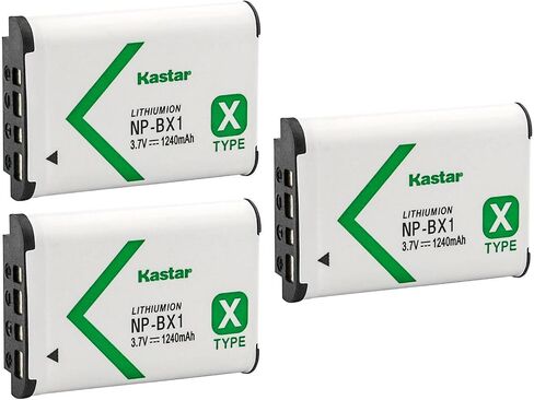 استبدال بطارية Kastar NP-BX1 لكاميرا تسجيل الفيديو Sony ZV-1، وكاميرا تسجيل الفيديو ZV-1F، وكاميرا Sony ZV-1 II الرقمية، وكاميرا رقمية Hasselblad Stellar Special Edition in Kuwait