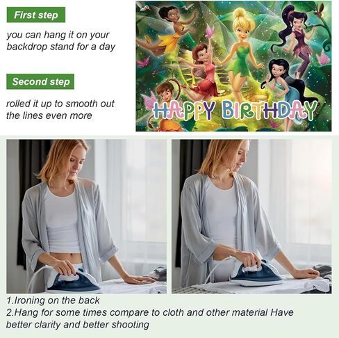 Tinker bell Party Decorations, Tinker bell Theme Happy Birthday Party Banner, Tinker bell Party Supplies for Girls Boys in Saudi Arabia