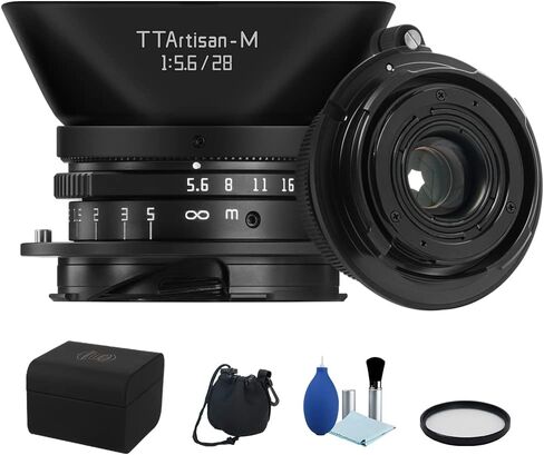 TTArtisan M28mm F5.6 إطار كامل فتحة كبيرة عدسات يدوية لكاميرات Leica M Mount M240 M3 M6 M7 M9 M9P M10 أسود نحاسي in Saudi Arabia