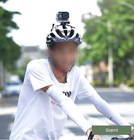 خوذة الكاميرا المشبك جبل حامل حزام جبل مع محول التثبيت السريع لكاميرا Gopro Hero / Osmo Action لخوذة التهوية، دراجة نارية خوذة جبل حزام in Saudi Arabia